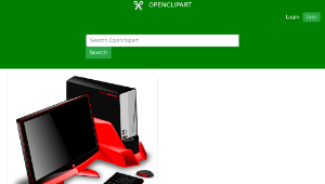 openclipart圖庫：Generic Gaming Desktop縮圖