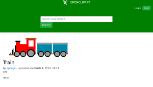 openclipart圖庫：Train-資源代表圖