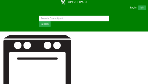 openclipart圖庫：Oven Icon縮圖