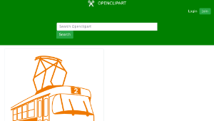 openclipart圖庫：Tramway-資源代表圖