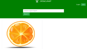 openclipart圖庫：orange slice-資源代表圖