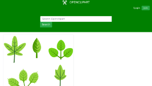 openclipart圖庫：Set of leaves-資源代表圖