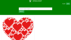 openclipart圖庫：Hearts In Heart Enhanced-資源代表圖