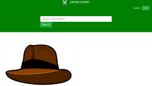 openclipart圖庫：Adventurer Hat-資源代表圖