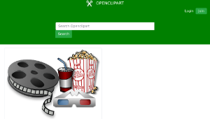 openclipart圖庫：3d Glasses 3縮圖