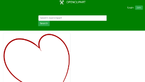 openclipart圖庫：Heart-資源代表圖