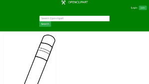 openclipart圖庫：Crayon mine / pencil-資源代表圖