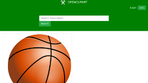 openclipart圖庫：basketball, krepsinio kamuolys, ball縮圖
