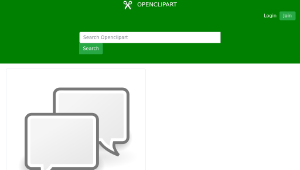 openclipart圖庫：Tango Internet Group Chat縮圖