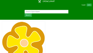 openclipart圖庫：Simple flower縮圖