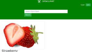 openclipart圖庫：Strawberry縮圖