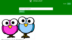 openclipart圖庫：Googley eye birdies-資源代表圖