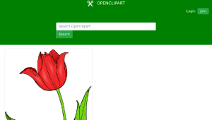 openclipart圖庫：colored tulip-資源代表圖