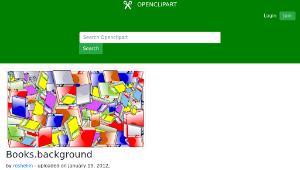 openclipart圖庫：Books.background-資源代表圖