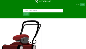 openclipart圖庫：lawn mower-資源代表圖