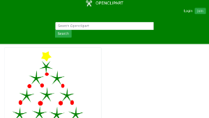 openclipart圖庫：Christmas Tree-資源代表圖