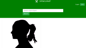 openclipart圖庫：pregnancy silhouet-資源代表圖