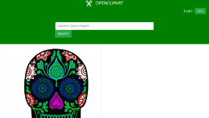 openclipart圖庫：My Sugar Skull