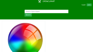 openclipart圖庫：Color glasorb縮圖