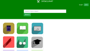 openclipart圖庫：Education Long Shadow Design-資源代表圖