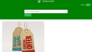 openclipart圖庫：Sale tags