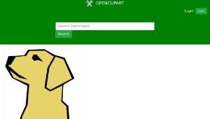 openclipart圖庫：Dog (Simple Drawing)