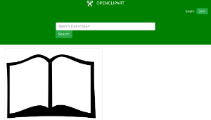 openclipart圖庫：book icon