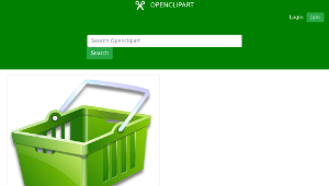 openclipart圖庫：Shopping Basket縮圖