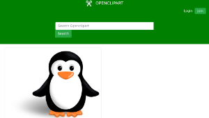 openclipart圖庫：Little penguin縮圖