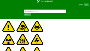 openclipart圖庫：Warning Signs-資源代表圖