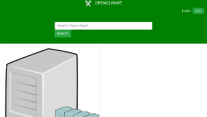 openclipart圖庫：Virtual Machine Host-資源代表圖