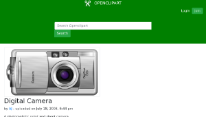 openclipart圖庫：Digital Camera-資源代表圖
