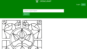 openclipart圖庫：Stained glass motif-資源代表圖