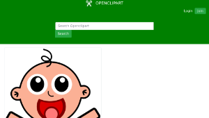 openclipart圖庫：Cute Baby-資源代表圖