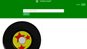 openclipart圖庫：Vintage Record-資源代表圖