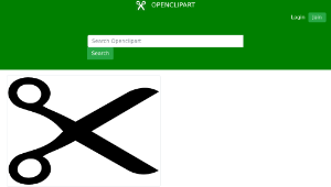 openclipart圖庫：Openclipart Scissors-資源代表圖