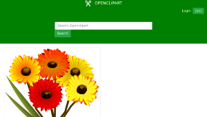 openclipart圖庫：bunch of flowers-資源代表圖