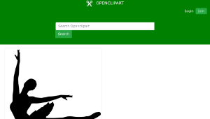 openclipart圖庫：Ballerina縮圖