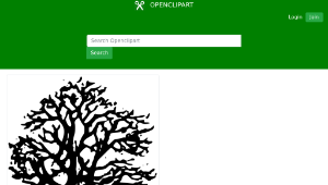 openclipart圖庫：Maple Tree縮圖