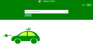 openclipart圖庫：eco car縮圖