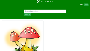 openclipart圖庫：Mushrooms