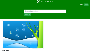 openclipart圖庫：snow-資源代表圖