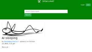 openclipart圖庫：Al sleeping-資源代表圖