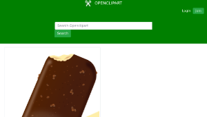 openclipart圖庫：Choclate Popsicle-資源代表圖