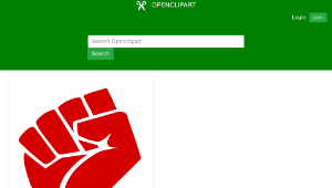 openclipart圖庫：Power Fist縮圖