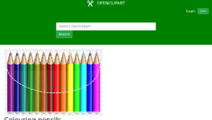 openclipart圖庫：Colouring pencils-資源代表圖