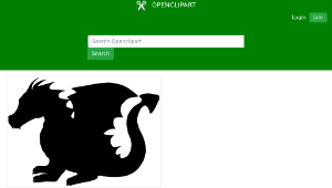 openclipart圖庫：Dragon-資源代表圖