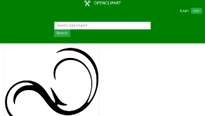 openclipart圖庫：swirl 2-資源代表圖