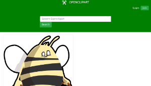 openclipart圖庫：bee-資源代表圖