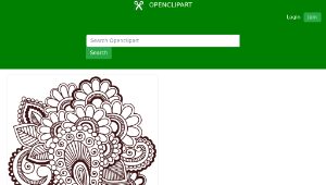 openclipart圖庫：Henna Tattoo縮圖